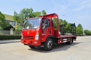 這款國六挖機平板運輸車很火，關(guān)注沒？